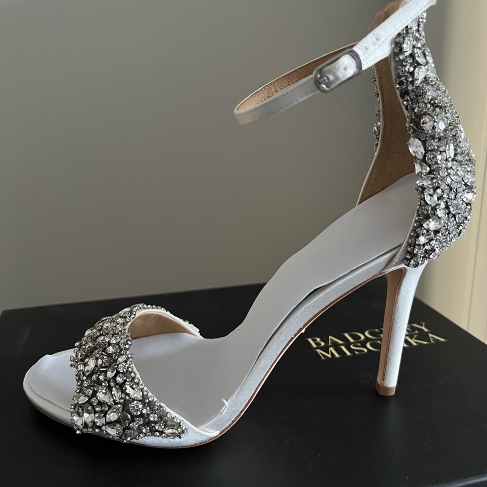 NEW - Discontinued Badgley Mischka Fabiana bridal shoes - never worn!
